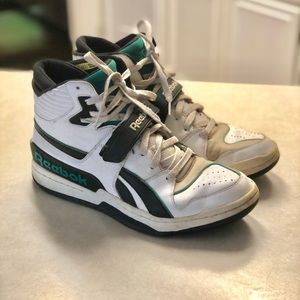 Reebok throwback classic basketball shoes.